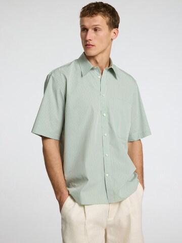 SELECTED - Ajuste confortable Camisa en verde