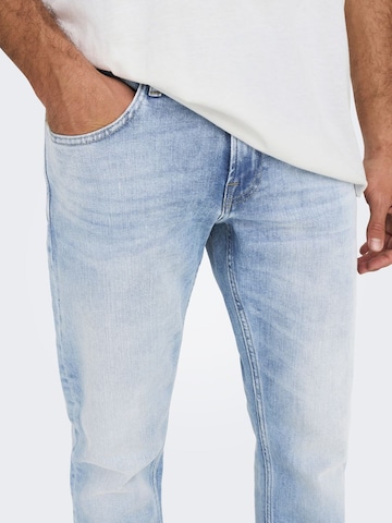 regular Jeans 'Weft' di Only & Sons in blu