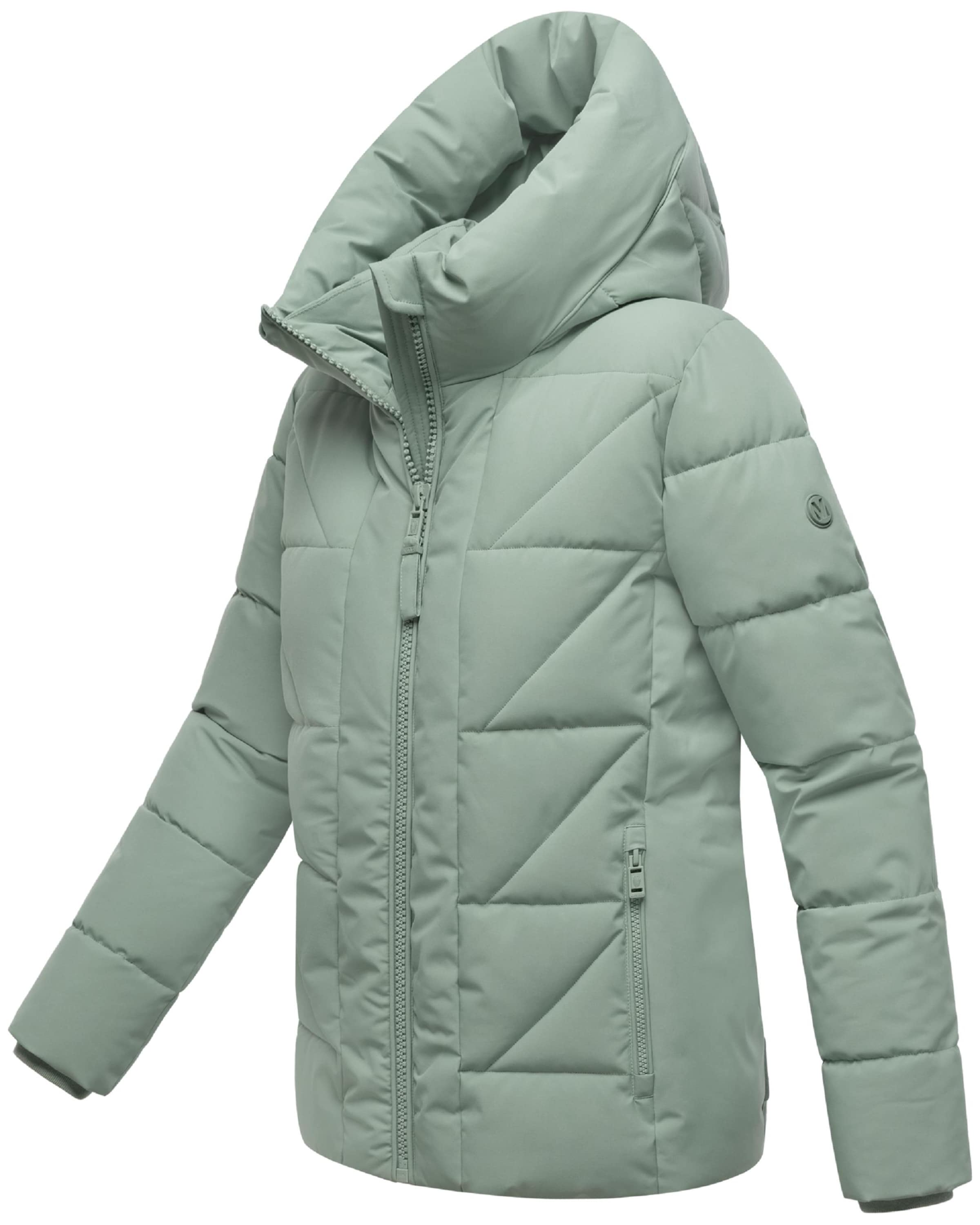 Veste d’hiver 'Kuschelnasee 16' MARIKOO en vert