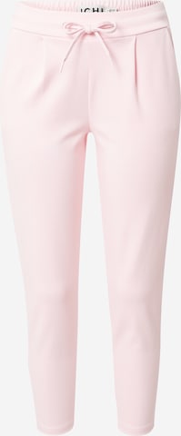 ICHI Pleat-Front Pants 'KATE' in Pink: front