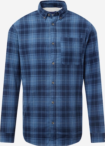 JACK & JONES Koszula 'OWEN GRINDLE WILLOW' w kolorze niebieski: przód