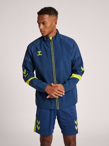 Hummel Trainingsjacke 'Lead' in Blau: predná strana