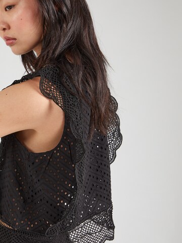 Chemisier 'PCKARISMA' PIECES en noir