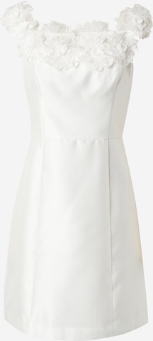 Adrianna Papell Cocktail Dress 'MIKADO' in White: front