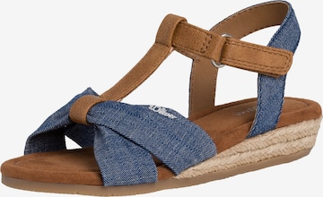 s.Oliver Sandals in Blue: front