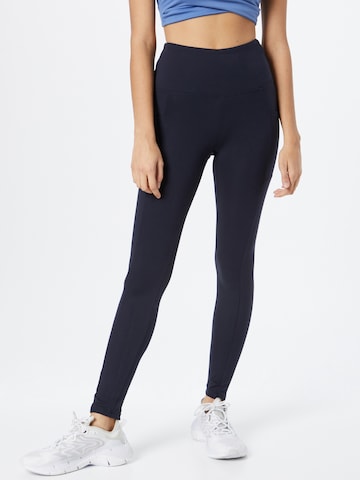 Bally Skinny Sportbroek in Blauw: voorkant