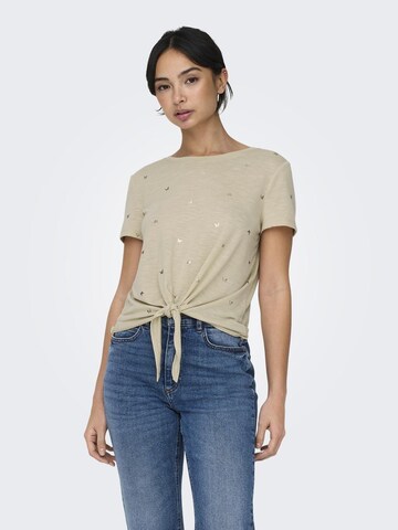 ONLY Shirt 'ISABELLA' in Beige: front