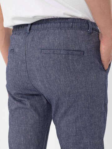 Coupe slim Pantalon à pince By Diess Collection en bleu