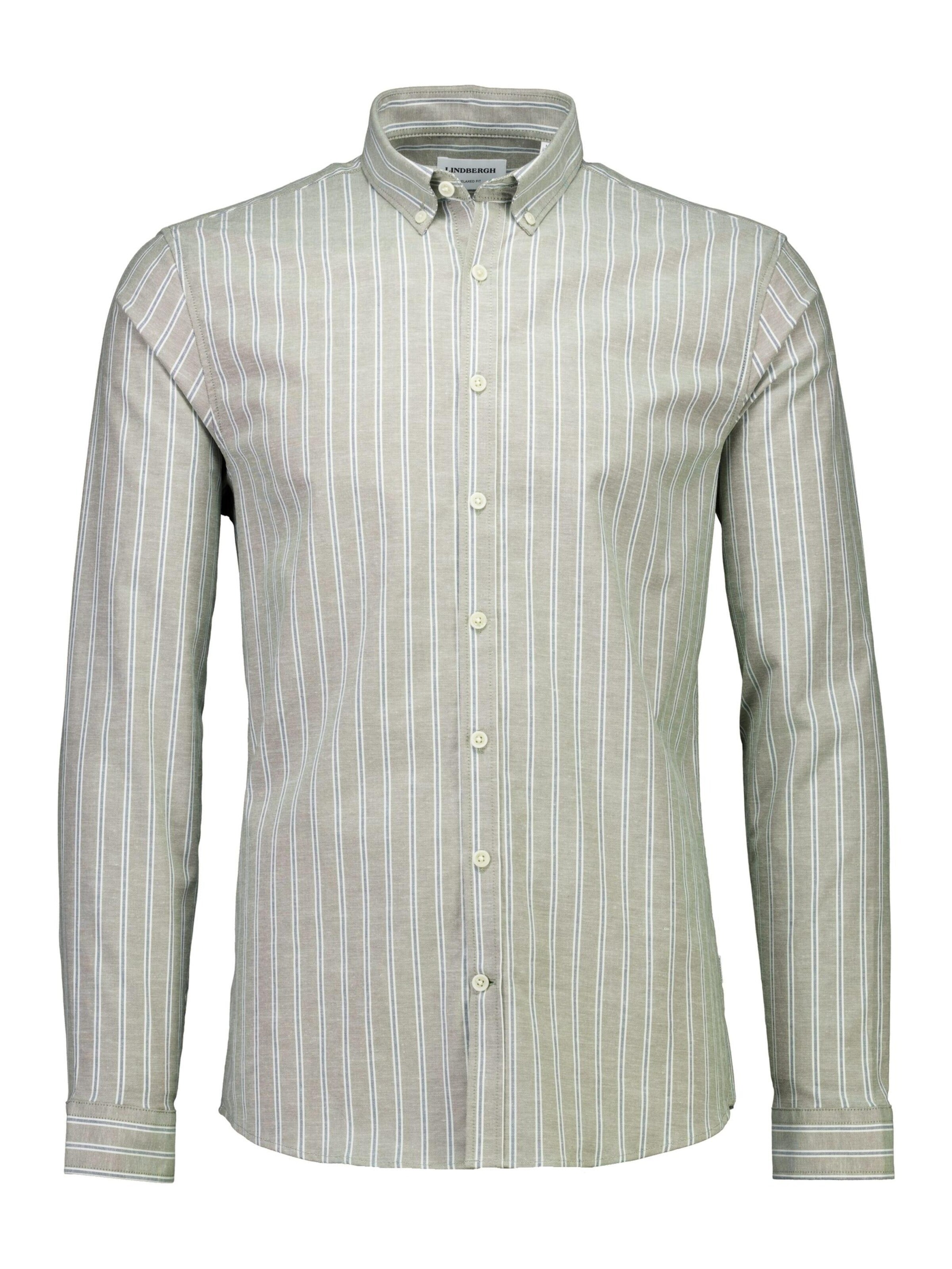 Coupe regular Chemise Lindbergh en vert : devant