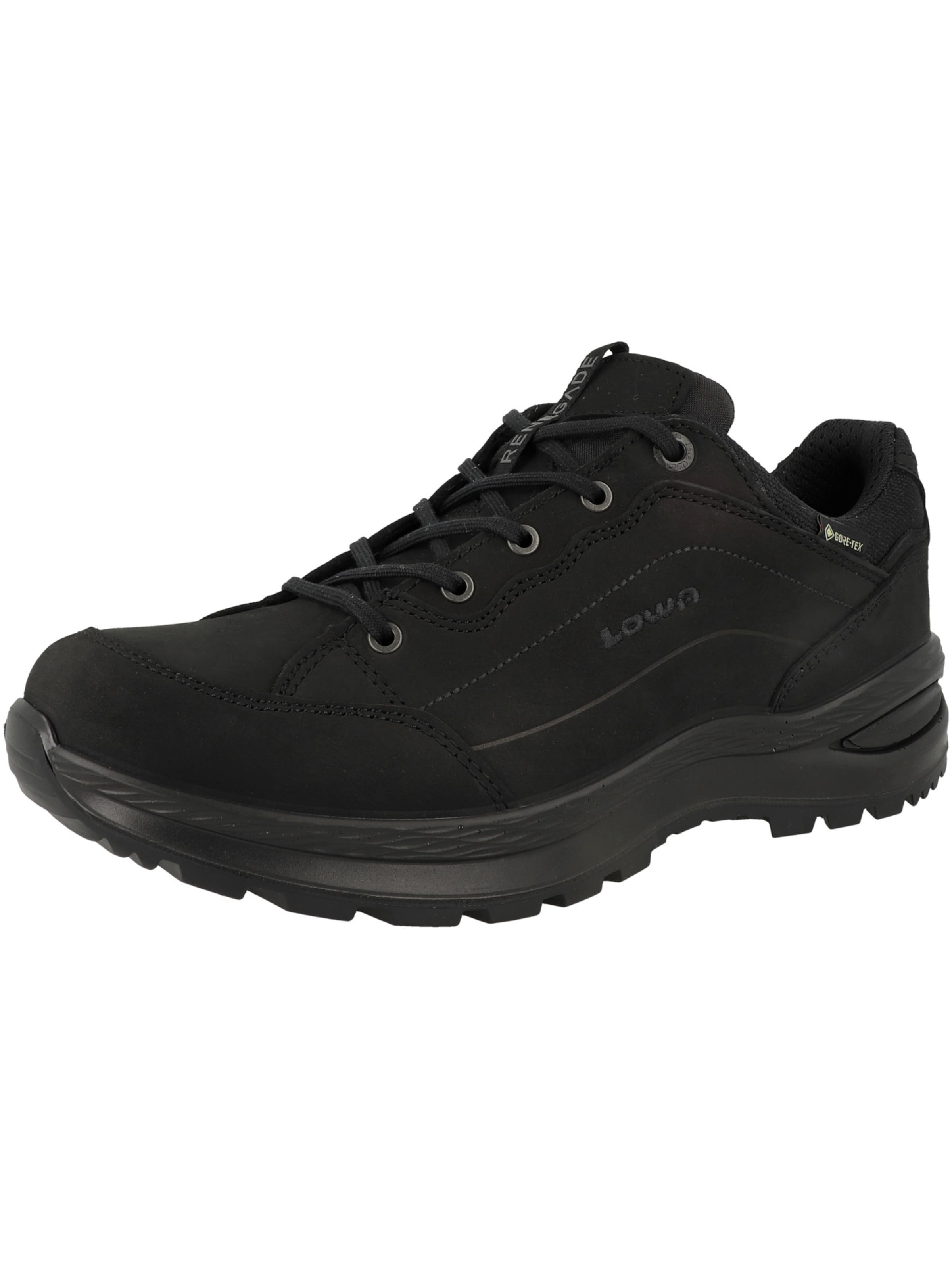 Chaussure basse 'Renegade' LOWA en noir : devant
