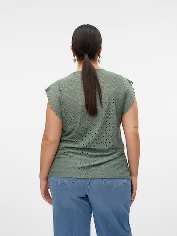 Vero Moda Curve - Camiseta 'VMCTASSA' en verde