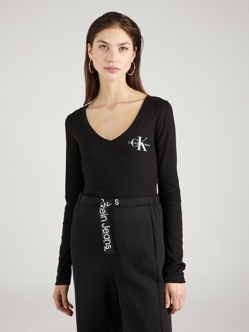Calvin Klein Jeans Shirt in Schwarz: Vorderseite