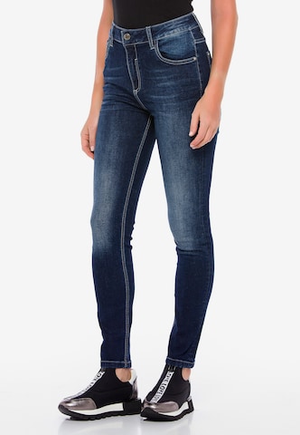 CIPO & BAXX Skinny Jeans in Blau