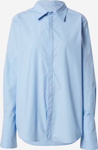 RÆRE by Lorena Rae Blouse 'Alanis' in Blue: front