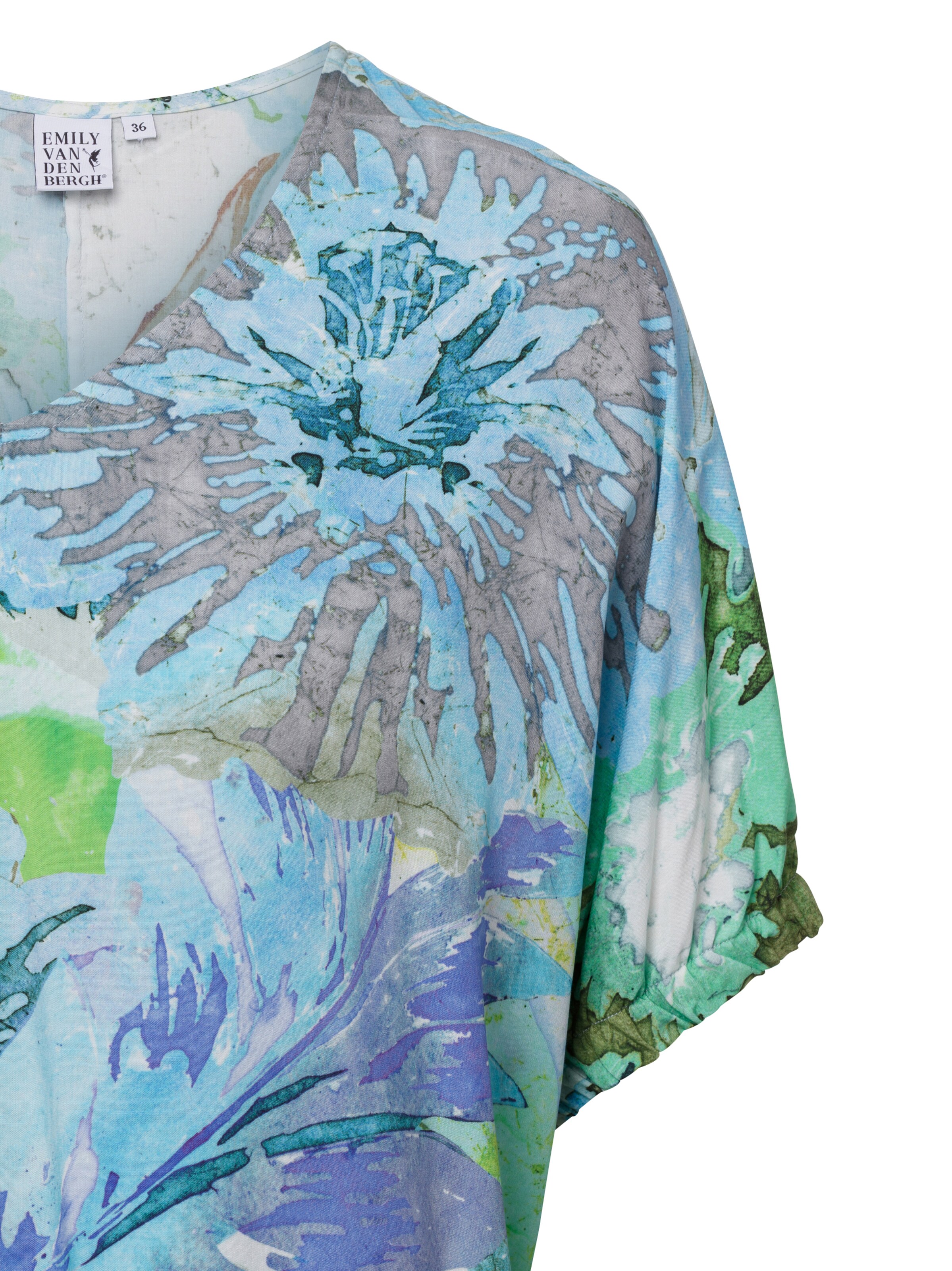 Chemisier Emily Van Den Bergh en bleu
