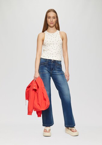 Wide Leg Jean 'Reena' QS en bleu