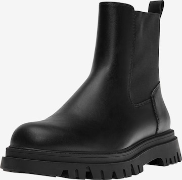 Pull&Bear Chelsea-bootsit värissä musta: etupuoli