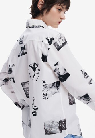 Chemisier Desigual en blanc