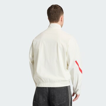 ADIDAS PERFORMANCE Trainingsjack 'Ajax Amsterdam Z.N.E. Anthem' in Wit