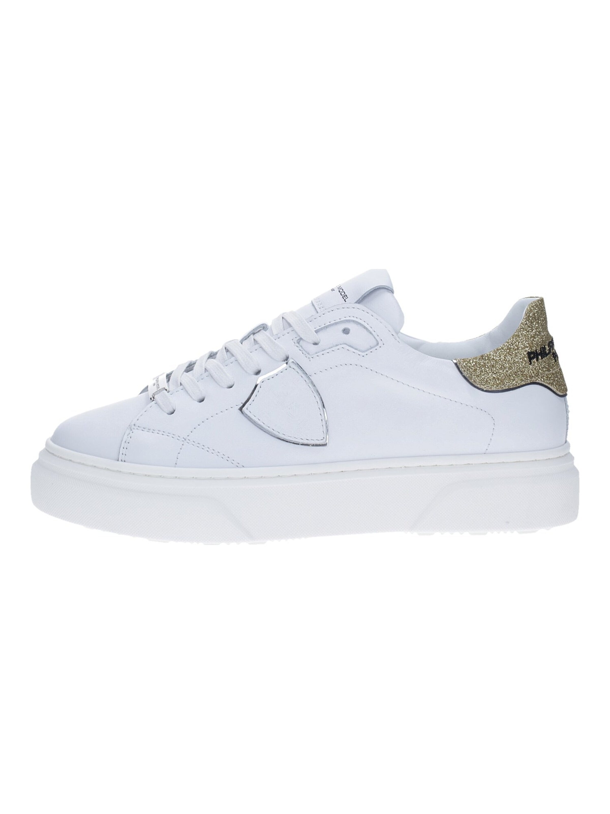 Sneaker bassa 'Philippe Model 80748' di Philippe Model in bianco: frontale