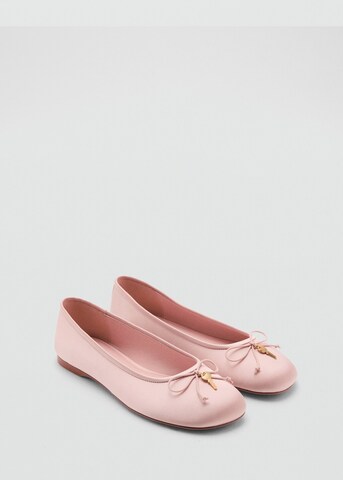 MANGO Ballet Flats 'Fantasy' in Pink