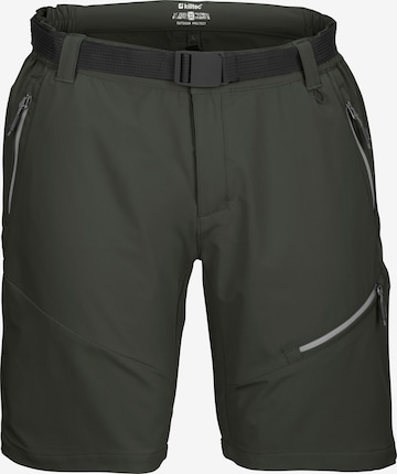 KILLTEC Outdoor Pants in Green: front