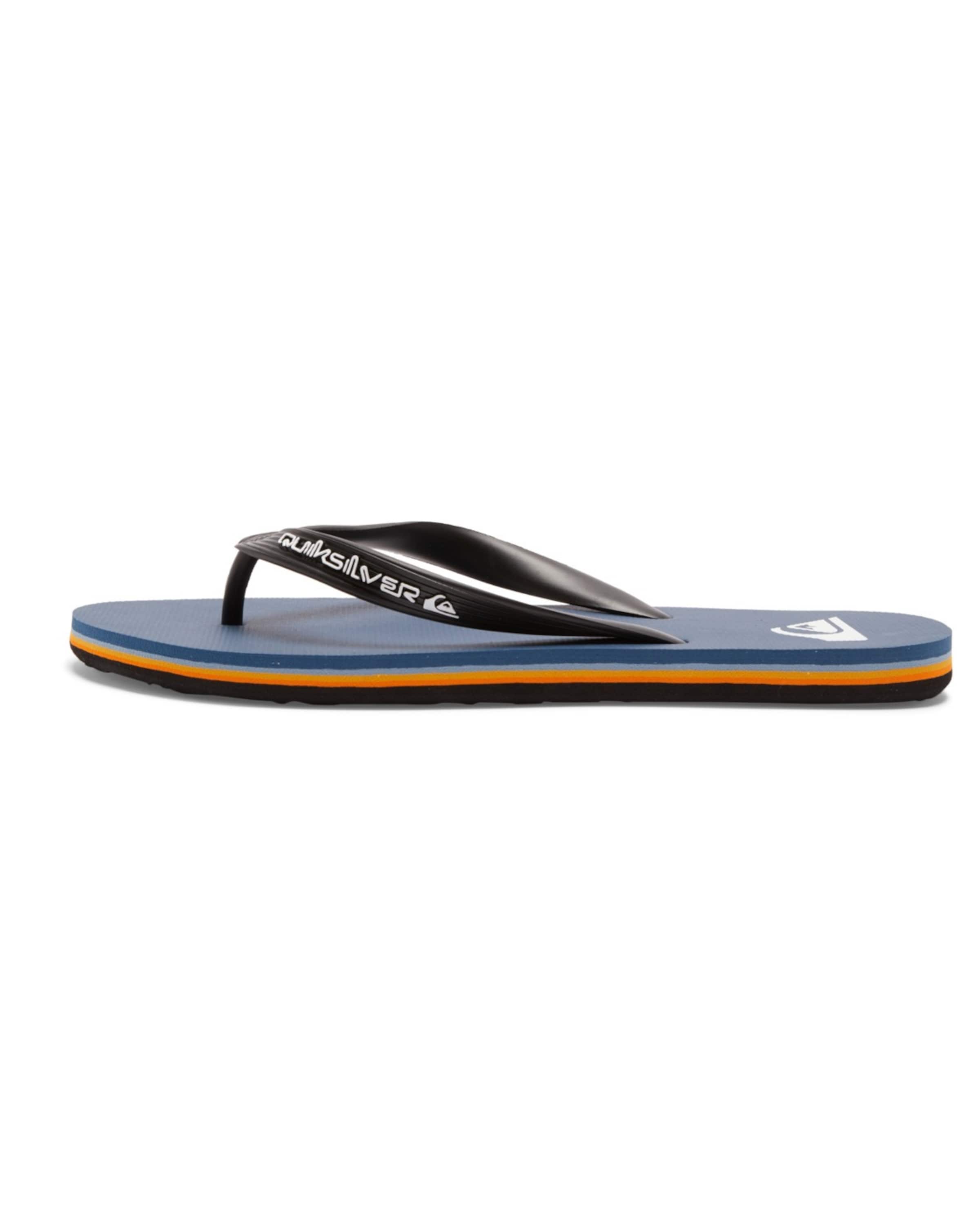 QUIKSILVER T-Bar Sandals 'Molokai Core' in Blue: front