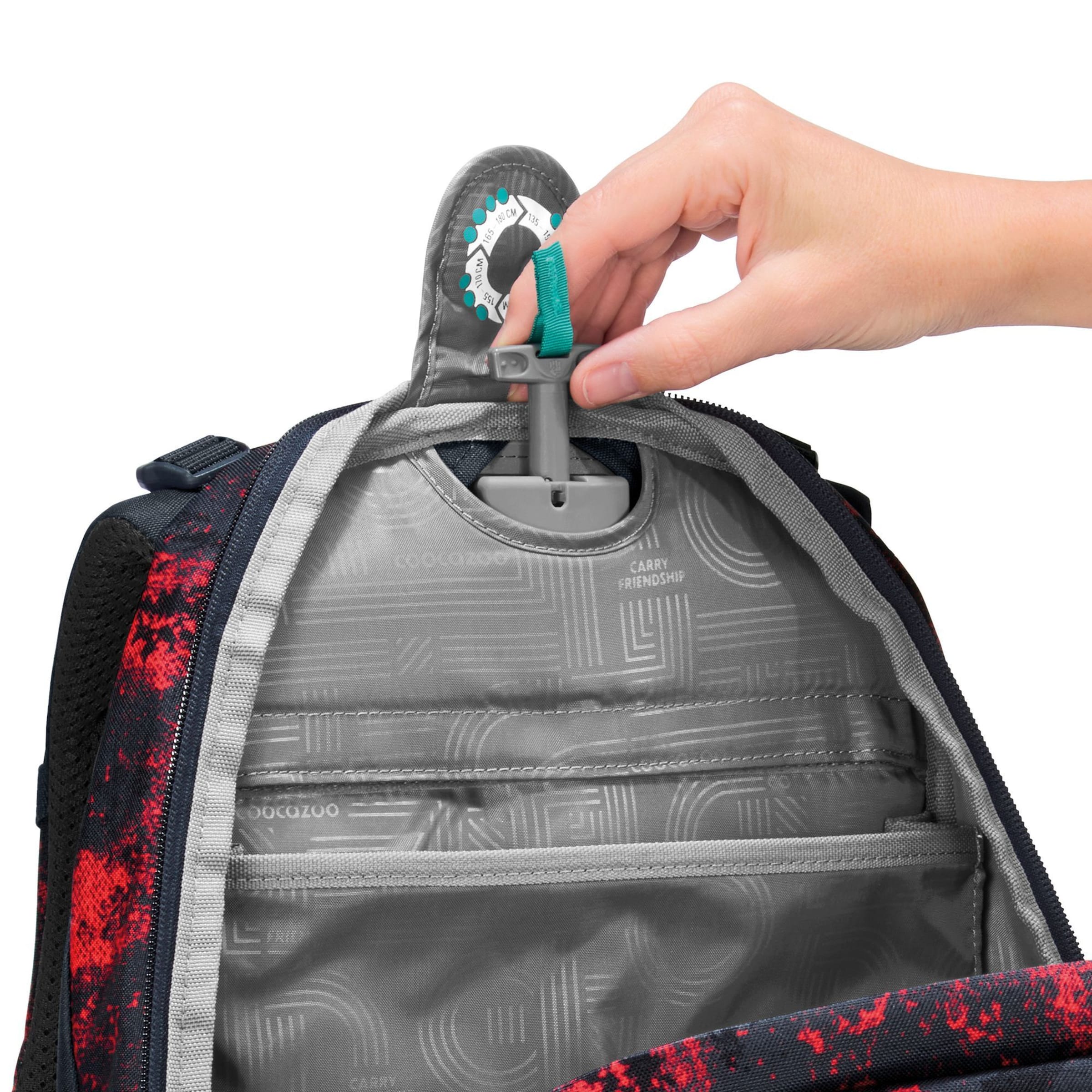 Zaino 'Porter' di Coocazoo in rosso