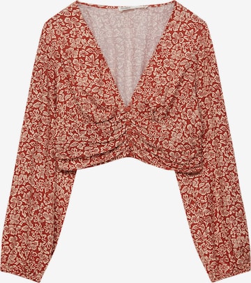 Pull&Bear Blouse in Red: front