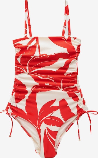 Next Badeanzug in rot / weiß, Produktansicht