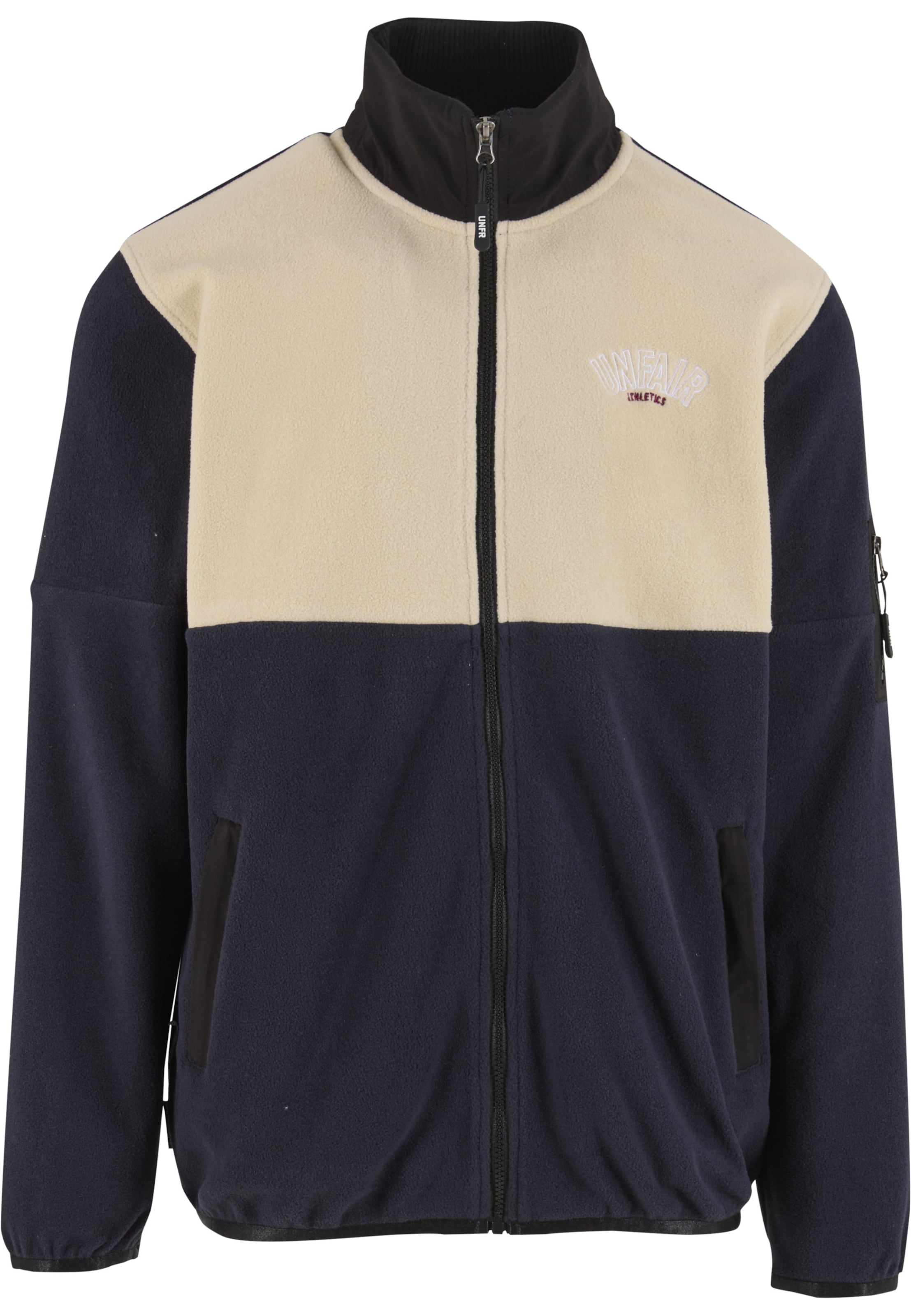 Giacca di pile 'Next Gen' di Unfair Athletics in blu: frontale