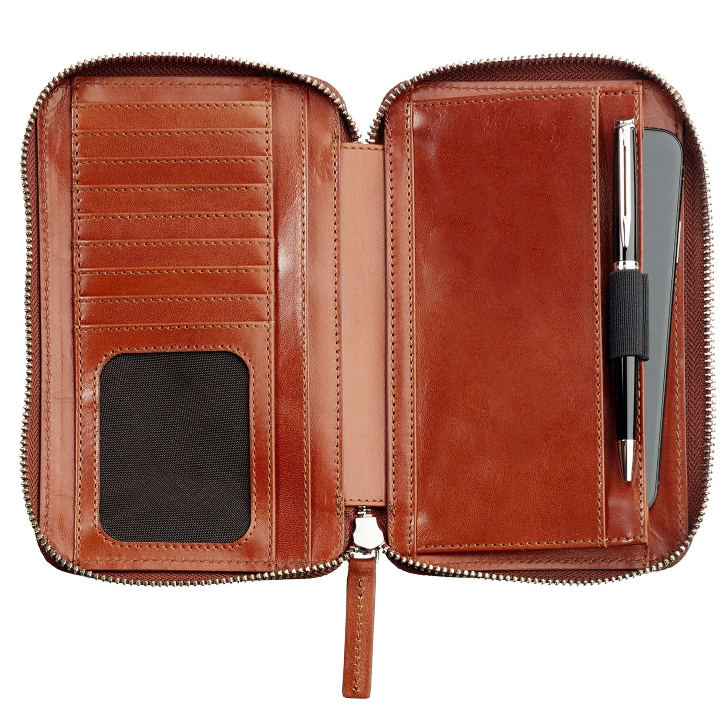 LEONHARD HEYDEN Smartphone case 'Cambridge' in Brown
