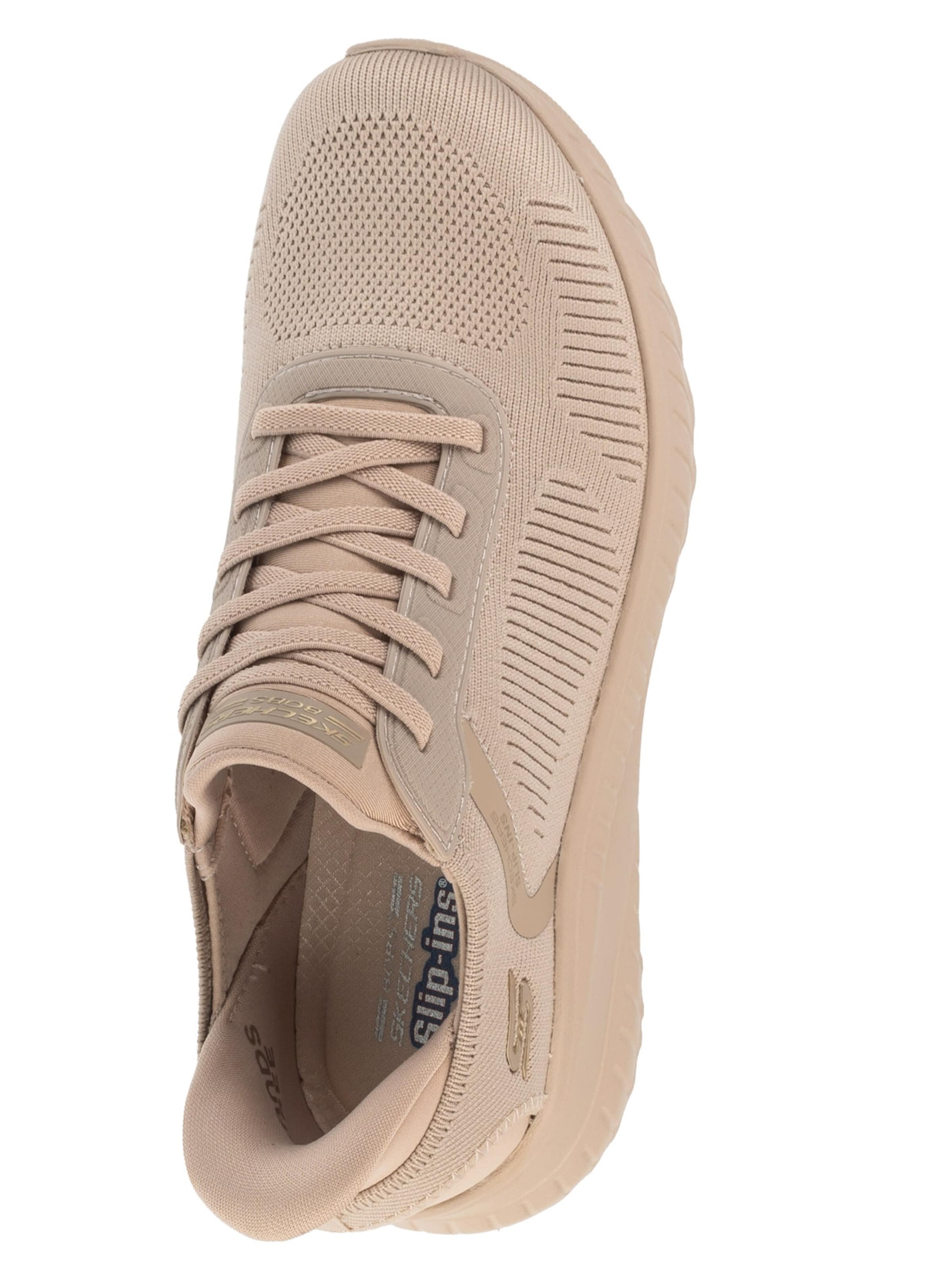 Baskets basses 'Slip-Ins: BOBS Sport Squad Chaos - Current Muse' SKECHERS en beige