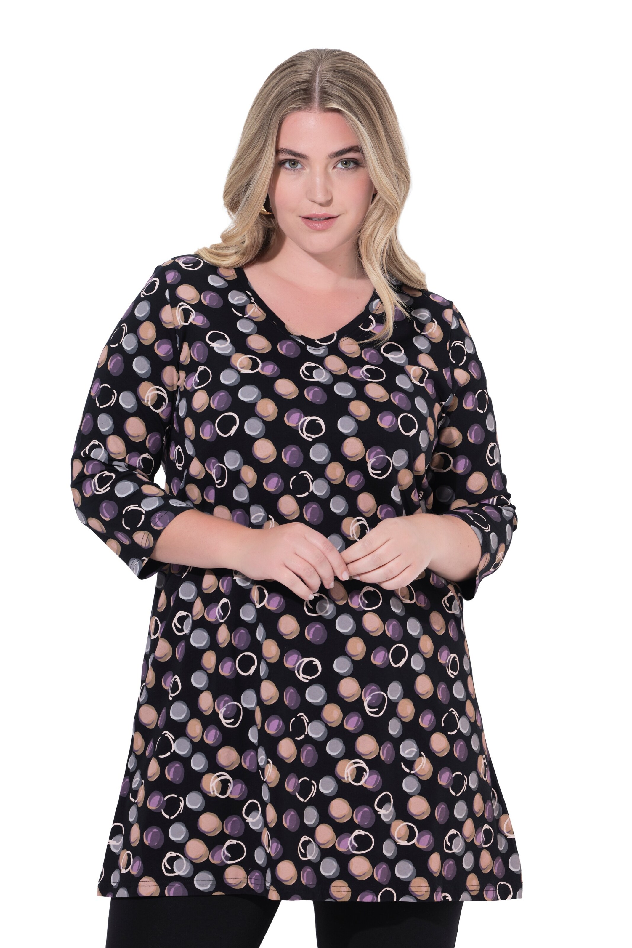 Ulla Popken Shirt in Black: front