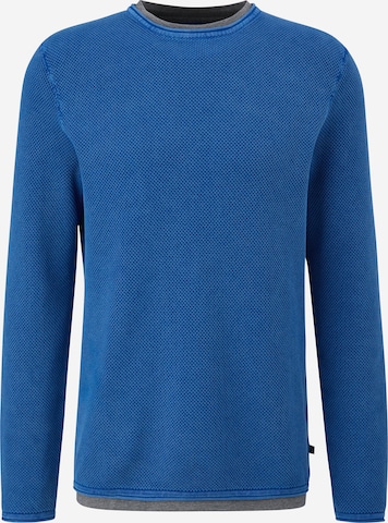 Pull-over QS en bleu : devant