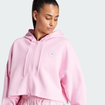 Bluză cu fermoar sport de la ADIDAS BY STELLA MCCARTNEY pe roz