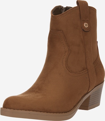 Xti Ankle Boots in Beige: front