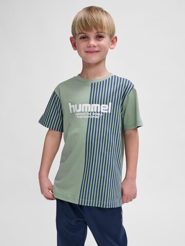 Hummel Shirt 'Mexi Go' in Groen: voorkant