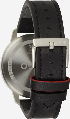 HUGO Red Analog watch '#FOCUS' in Black