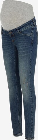 MAMALICIOUS Slimfit Jeans 'Savana' in Blauw: voorkant