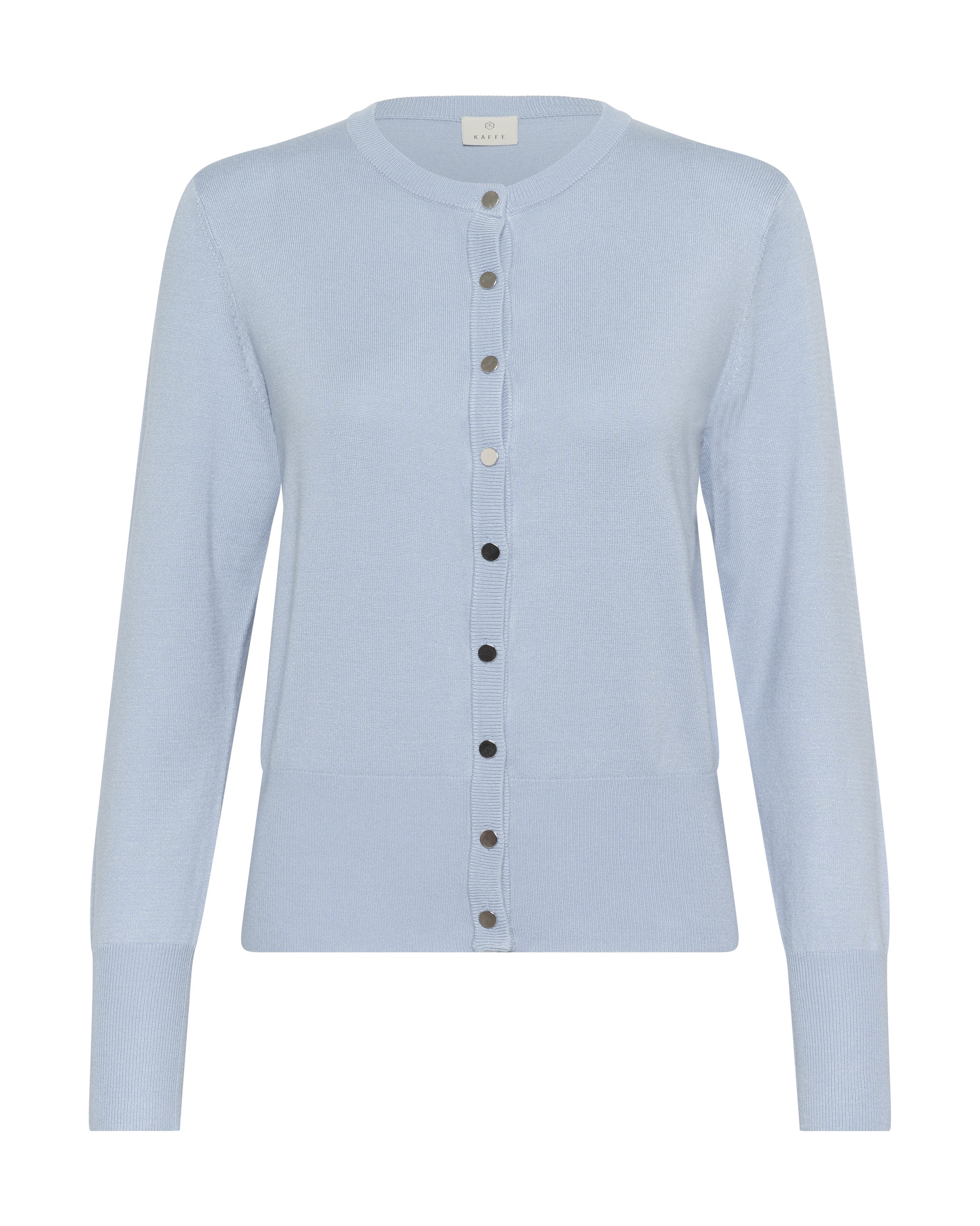 Kaffe Knit cardigan 'Lizza' in Blue: front