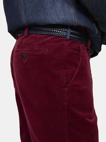 Regular Pantalon chino 'Bonn 2-3708' MEYER en rouge