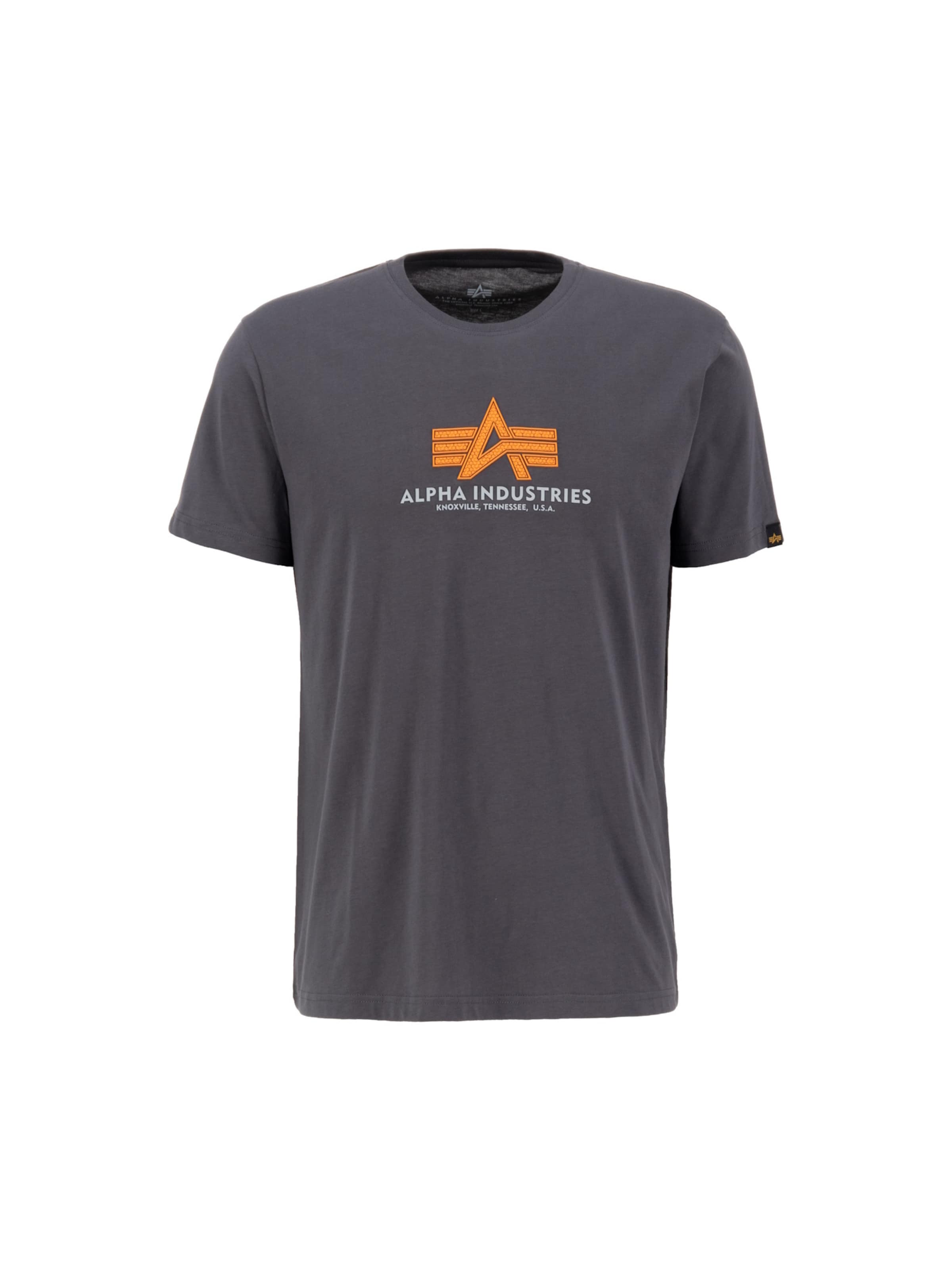 ALPHA INDUSTRIES Shirt in Grey: front