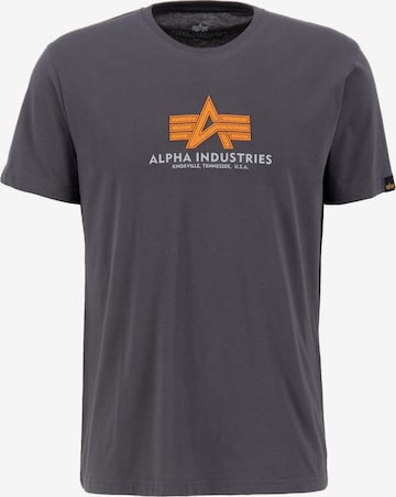 Maglietta di ALPHA INDUSTRIES in grigio: frontale