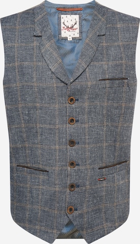 STOCKERPOINT Traditional Vest 'Harold' in Blue: front