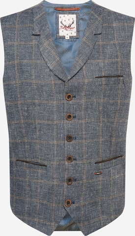 Gilet per costume tradizionale 'Harold' di STOCKERPOINT in blu: frontale