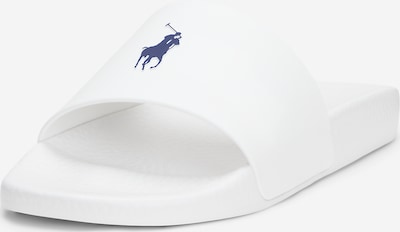 Šlepetės iš Polo Ralph Lauren, spalva – tamsiai mėlyna / balta, Prekių apžvalga