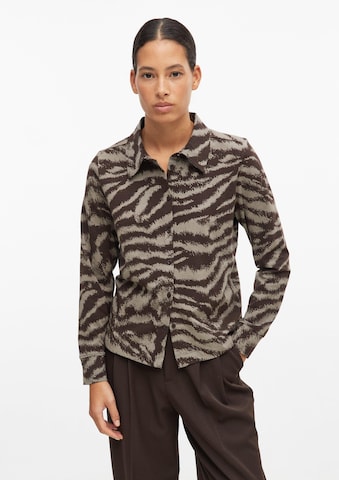 s.Oliver Blouse in Bruin: voorkant