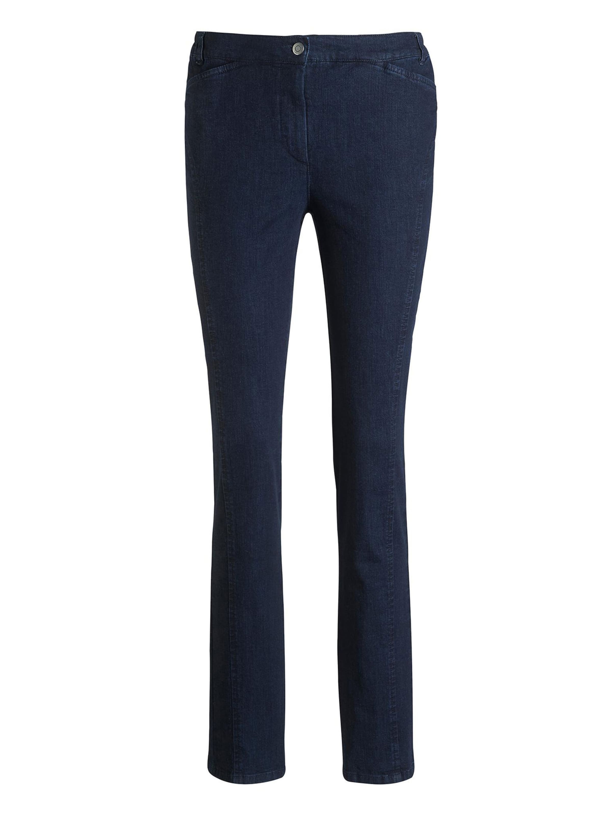 Coupe slim Jean 'Anna' Goldner en bleu : devant