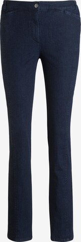 Goldner Slimfit Jeans 'Anna' in Blauw: voorkant